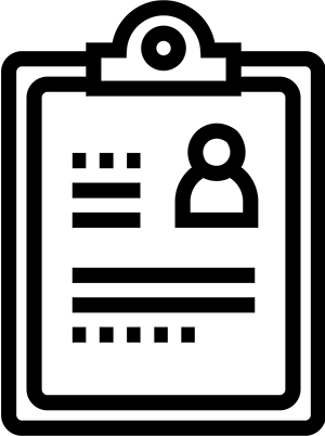 icon of a clipboard
