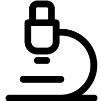 icon of a microscope