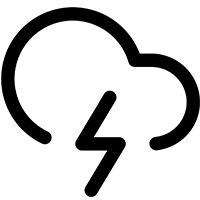 icon of a storm cloud