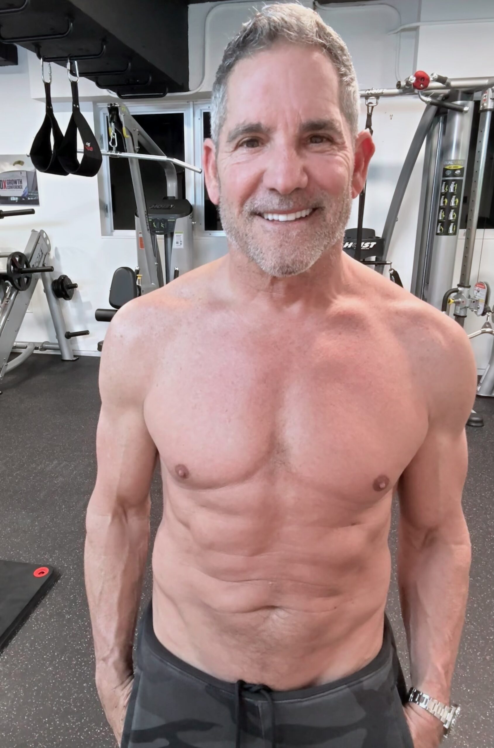 grant cardone at the gym right after finishing a 100 hour fast grant cardone at the gym right after finishing a 100 hour fast